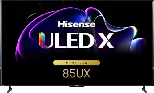 Hisense 85-Inch Class Mini-LED Premium ULED X QLED Series 4K Google Smart TV with Alexa Compatibility