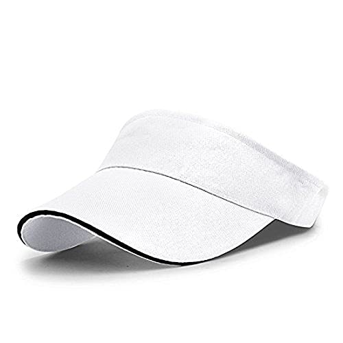 LAOWWO Damen Visor Cap Sommerhut Sonnenhut Tennis Golf Sonnenblenden Einstellbare Running Sonne Kappe Herren Damen Sport Outdoor Freizeit Training Cap Cover