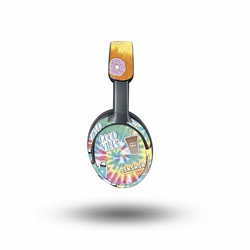 Image of MightySkins Glossy Glitter Skin Compatible with Bose QuietComfort Ultra - VSCO3 | Protective, Durable High-Gloss Glitter Finish | Easy to Apply, Remove, and Change Styles