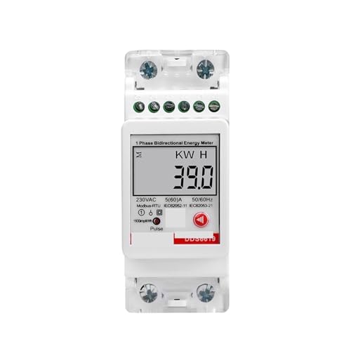 Compteur d'énergie monophasé AC 230V pour stopper le gaspillage électrique
