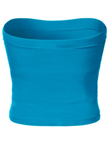 Image of Women's Shapewear Tube Tops Strapless Ruched Built-in Shelf Bra Casual