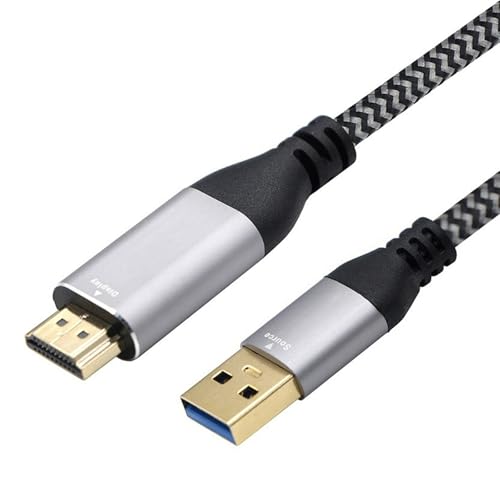 Câble convertisseur USB3.0 HDTV adaptateur de données rapide 4K 1080P