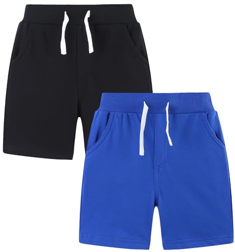 Image of Bumeex Boys 2pk Cotton French Terry Casual Shorts