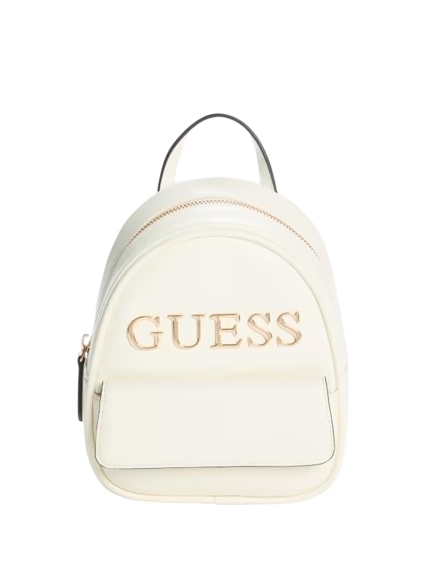GUESS Factory Mochila feminina Galatia Mini, Creme, P