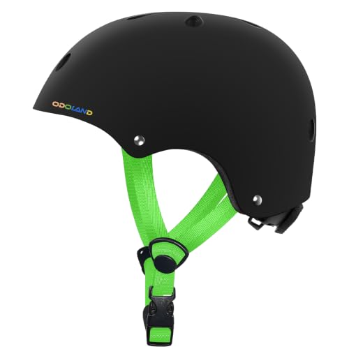 Image of Odoland Kids Bike Helmet for Boy Girl Age 3-8 for Cycling, Scooter, Skating