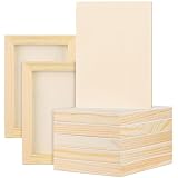 Aodaer 8 Pack Wood Panels 5 x 7 Inch Wooden Panels Canvas Unfinished Craft Wood Boards Panels for Art Crafts Acrylic and Oil Painting Pouring DIY Projects