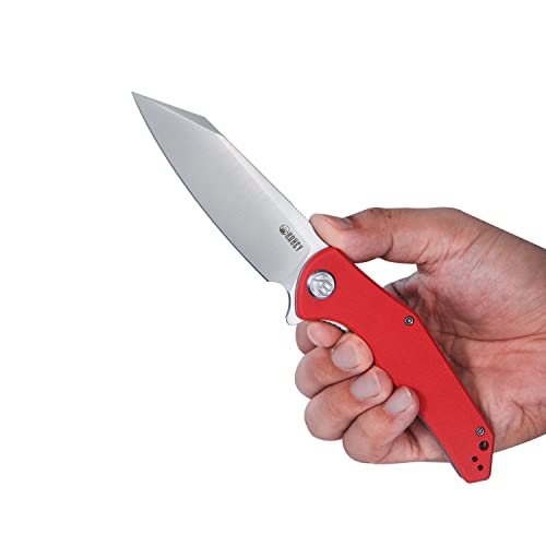 Kubey Ku158D Flash Folding Camping Knife G10 Handle And 3.8 Inch D2 Blade Ball Bearing Pocket Knives For Hiking Hunting And Camping #TOP5