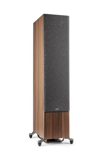 Image of Polk Audio Reserve Series R700 Tower Speaker for Home Theater, Walnut Brown