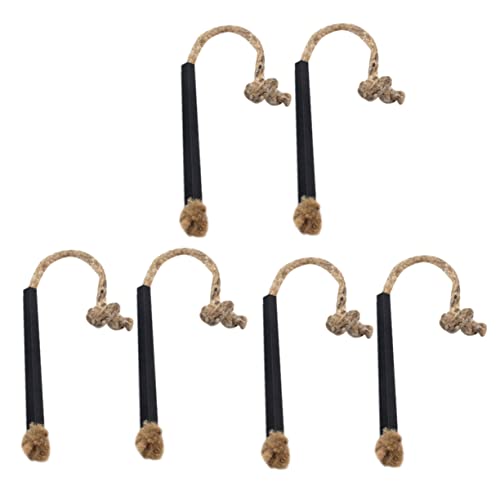 POPETPOP 12pcs Camping Ropes Wick Firelighters for Hiking Equipment Natural Spark Starter Bbq Tool