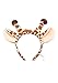 Giraffe Animal Ears Headband and Tail Costume Accessory Kit