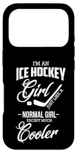 �A�C�X�z�b�P�[ ���̎q Like Normal Girl But Cooler Fun Hockey �X�}�z�P�[�X iPhone 17 Pro �p