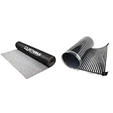 QuietWalk LV Luxury Vinyl, Laminate, or Wood Underlayment (Float, Glue, or Nail) & QuietWarmth Float QWARM1.5X5F120 Radiant Floor Heating Mat for Below Laminate, Wood, Luxury Vinyl Floating