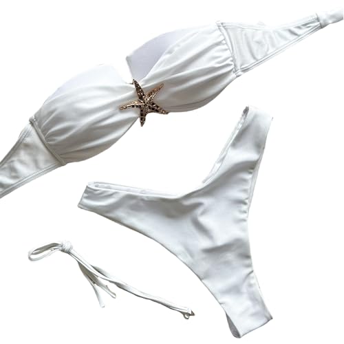 Maillot de bain bandeau étoile pour sublimer vos journées à la plage cet été