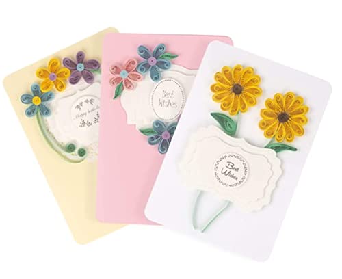 Kit de fabrication de cartes de vœux à faire soi-même - Kit de quilling amusant pour les débutants - Pour enfants, garçons, filles et adultes Cover