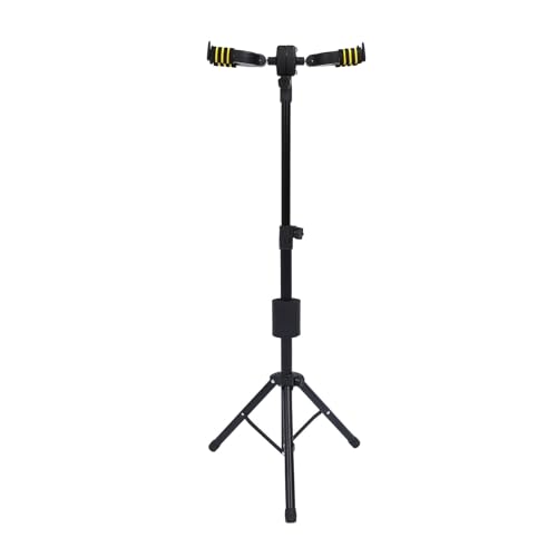 Support de guitare double antidérapant pour sécuriser deux basses - 2