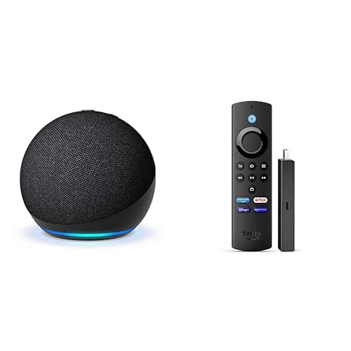 Echo Dot (5th generation, 2022 release) Charcoal + Amazon Fire TV Stick Lite