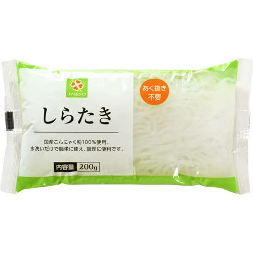 Amazon | スマイルライフ あく抜き不要しらたき 200g | スマイルライフ