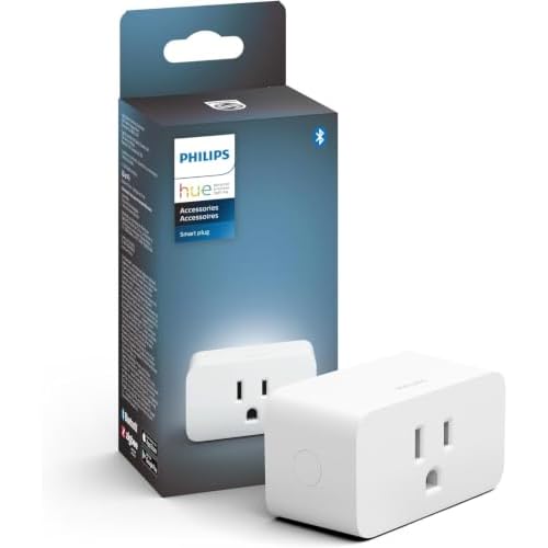 Philips Hue Smart Plug, White - 1 Pack - Turns Any Light…