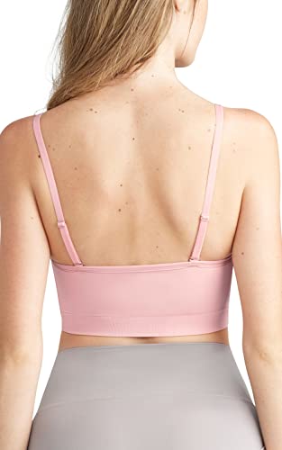 Yummie Women's Peyton Seamless Wire Free Strapless Convertible Bra, Blush, Small #TOP3