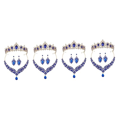 Bijoux Rouge Valentine en alliage et strass pour femme