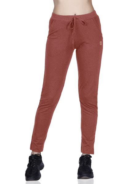 Image of Women's Straight Fit Ankle Length Cotton Track Pant