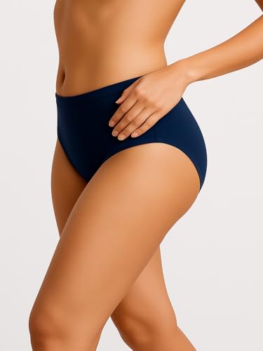 Image of Women's Soft Cotton Mid-Rise Bikini Briefs | Pack of 2 | Seamless Feel | Stretchable & Breathable Everyday Underwear | Comfortable Fit