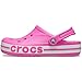 Crocs Unisex-Adult Bayaband Clogs, Electric Pink, 11 Men/13 Women