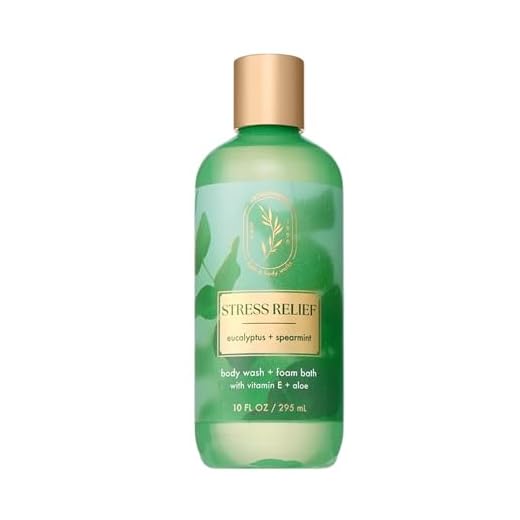 Bath & Body Works Eucalyptus Spearmint Body Wash & Foam Bath, Aromatherapy Cleanser with Vitamin E & Aloe, Non-Drying & Gentle for Daily Use, 10 fl oz - 1 Pack