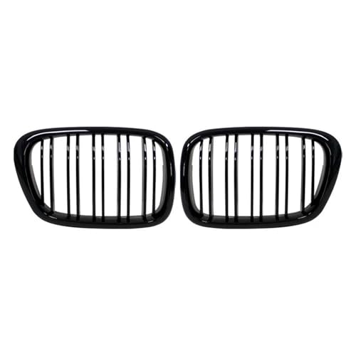 Parrilla delantera negra en negro brillante tipo riñón para renovar el frontal de la serie E39