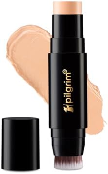 Pilgrim Dream Matte Foundation Stick Light Vanilla-120 | Lightweight Full Coverage Air Brush Finish Infused with Vitamin C 10gm