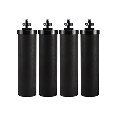 4 pcs Water Filters Fit for Black Berkey BB9-2 Purification Elements