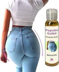 Aceite Para Agrandar Glúteos-Volumen Pecho-Cadera Voluptuoso-Fórmula Patentada 100% Natural 100 Ml- I Love My Popotin