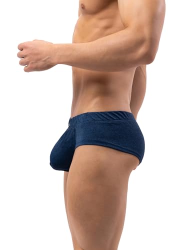 Men's Moisture-Wicking Stretch Cotton Briefs Sexy Cheeky Low Rise Men modal Underwear4