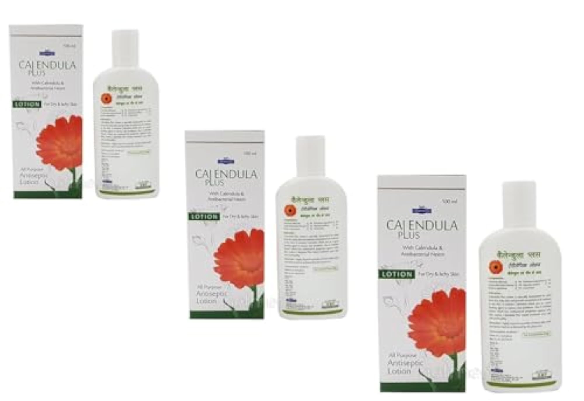 Calendula Plus Lotion, Pack of 3, 100ml