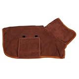 SUPVOX Pet Bathrobe for Dogs and Cats Absorbent Towel Robe for Quick Drying Soft and Comfortable Dog Grooming Bathrobe