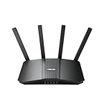 ASUS RT-BE82U Dual-Band WiFi 7 (802.11be) Smart AiMesh Extendable Router, 6500 Mbps, Five 2.5GbE Ports, 4096-QAM, Up to 3 SSIDs for IoT Devices, Parental Controls & VPNs, Advanced Network Security