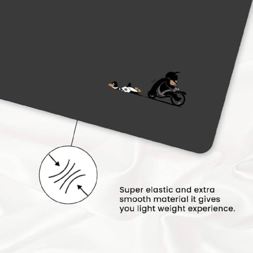 Image of Cute Mouse Pad - Printed Mousepad with Anti-Slip Rubber Base & Smooth Mouse Control for Laptop, Gaming, Notepad, Desktops (Superhero)