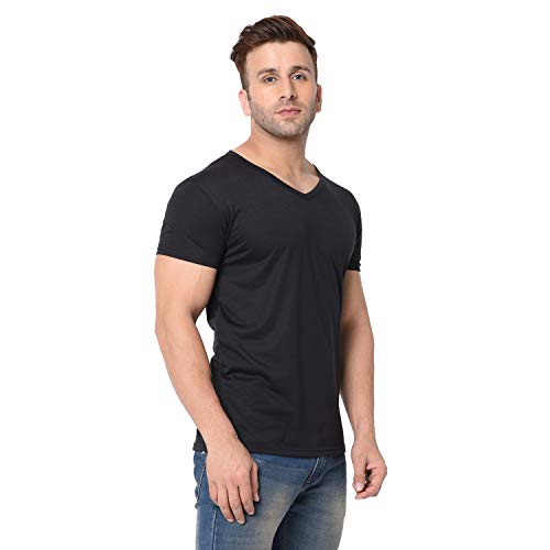 Image of Adorbs Solid V-Neck T-Shirt