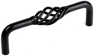 Century Hardware 44047-MB Orleans Wrought Iron Pull, Black by ATG Stores