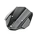 Phoenixset Addominali Parabrezza del Parabrezza del Motociclo con la Staffa Adatta per Yamaha MT-03 2016 2017 2018 2017 2019 Parti Accessori per Moto. (Color : Black)