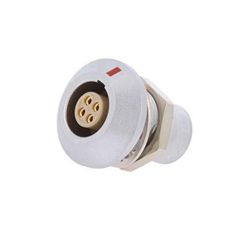 Connecteur HGG.1B.304.CLLP LEM socle femelle étanche 4 broches à braser