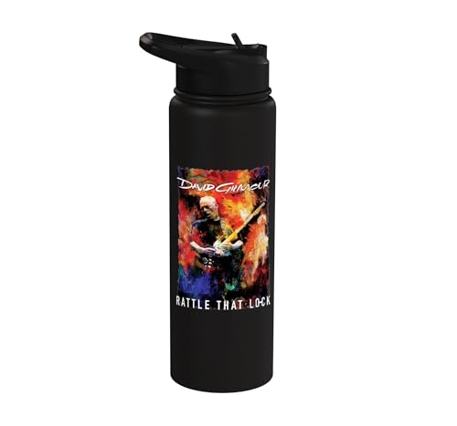 Image of Official David Gilmour Rattle that Lock Guitar Color Storm Stainless Steel Insulated Water Bottle