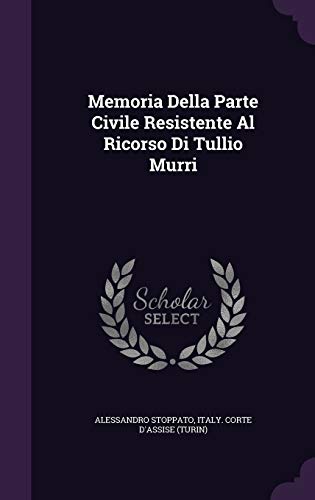 Memoria Della Parte Civile Resistente Al Ricorso Di Tullio Murri