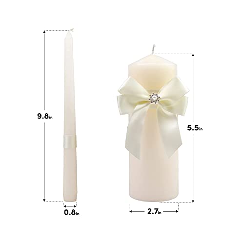 image for Babymati New Unity Candles for Wedding Ceremony Set, Wedding Accessori