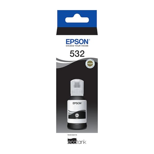 Image of Epson T532 Black ECOTANK Ink Bottle C13T03J192 Large