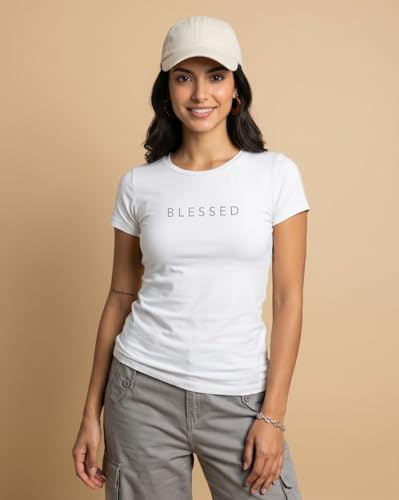 Image of Nobero Women's Graphic Printed Regular Fit Cotton T-Shirt | Casual Tees for Women (Pack of 3)