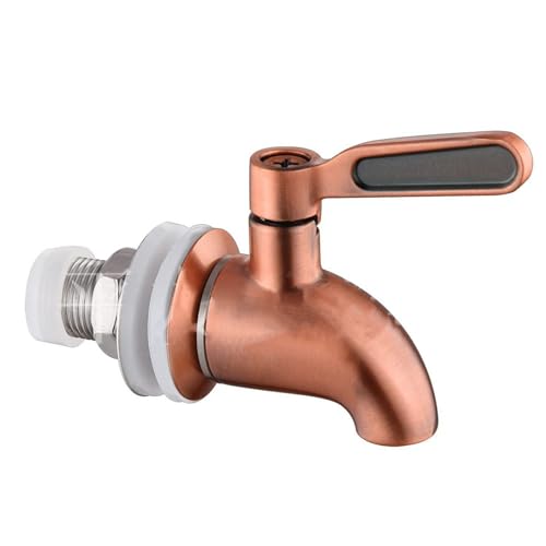 LAIOUSN Dispensador de bebidas multiusos de acero inoxidable, grifo universal para vino, cerveza, barriles, flujos ajustables, espiga de acero inoxidable