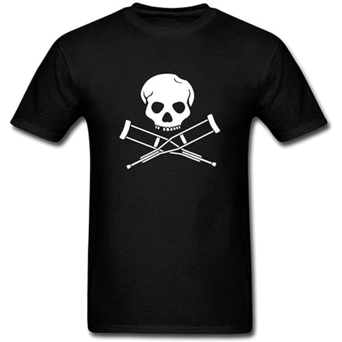 NUTS SNACKS Men's TV Series Jackass T-Shirt Black M