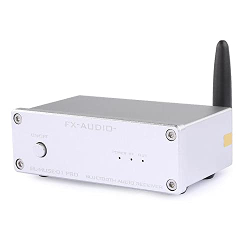 Convertisseur de fibre coaxiale QCC3034 Bluetooth 5.0 argenté avec alimentation 12V
