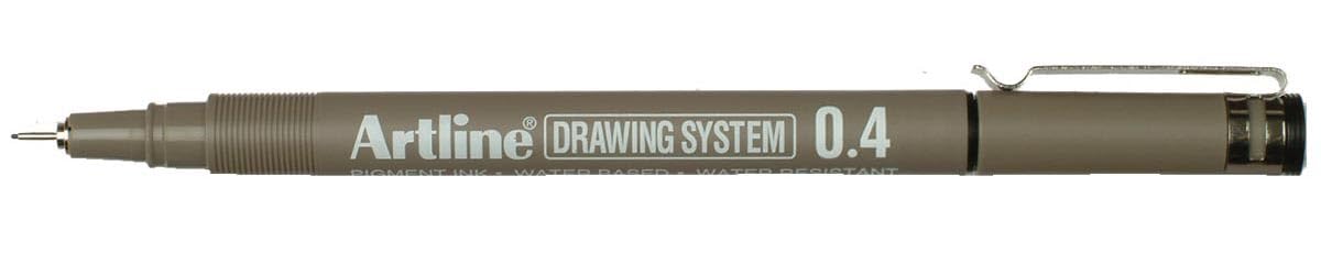 Artline Drawing Pen 0.4 Mm - Fine, Grey - Image 1